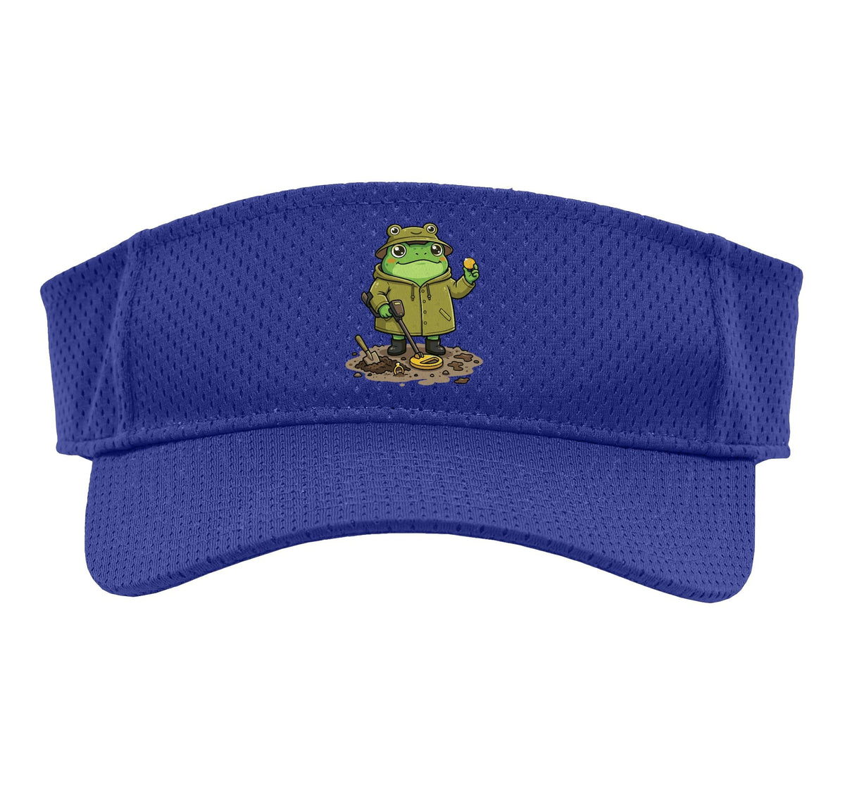Detectorists Detectoring Detector-Frog Metal-Detecting Sport Sun Visor, Adult, One Size, Purple
