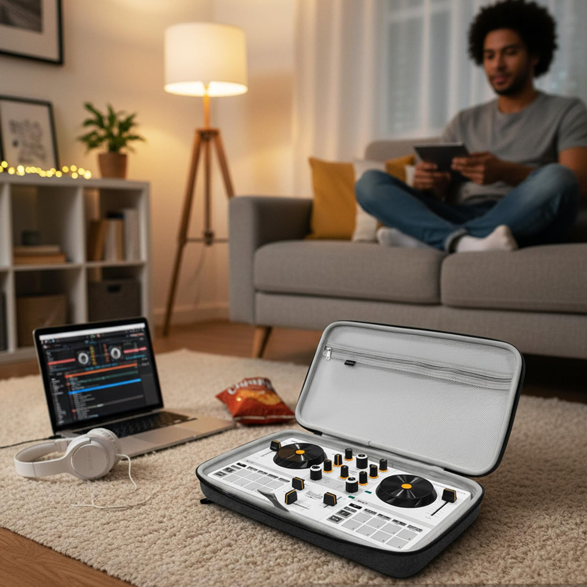 Musiin DJ Controller Case Compatible with Hercules DJControl Mix Ultra