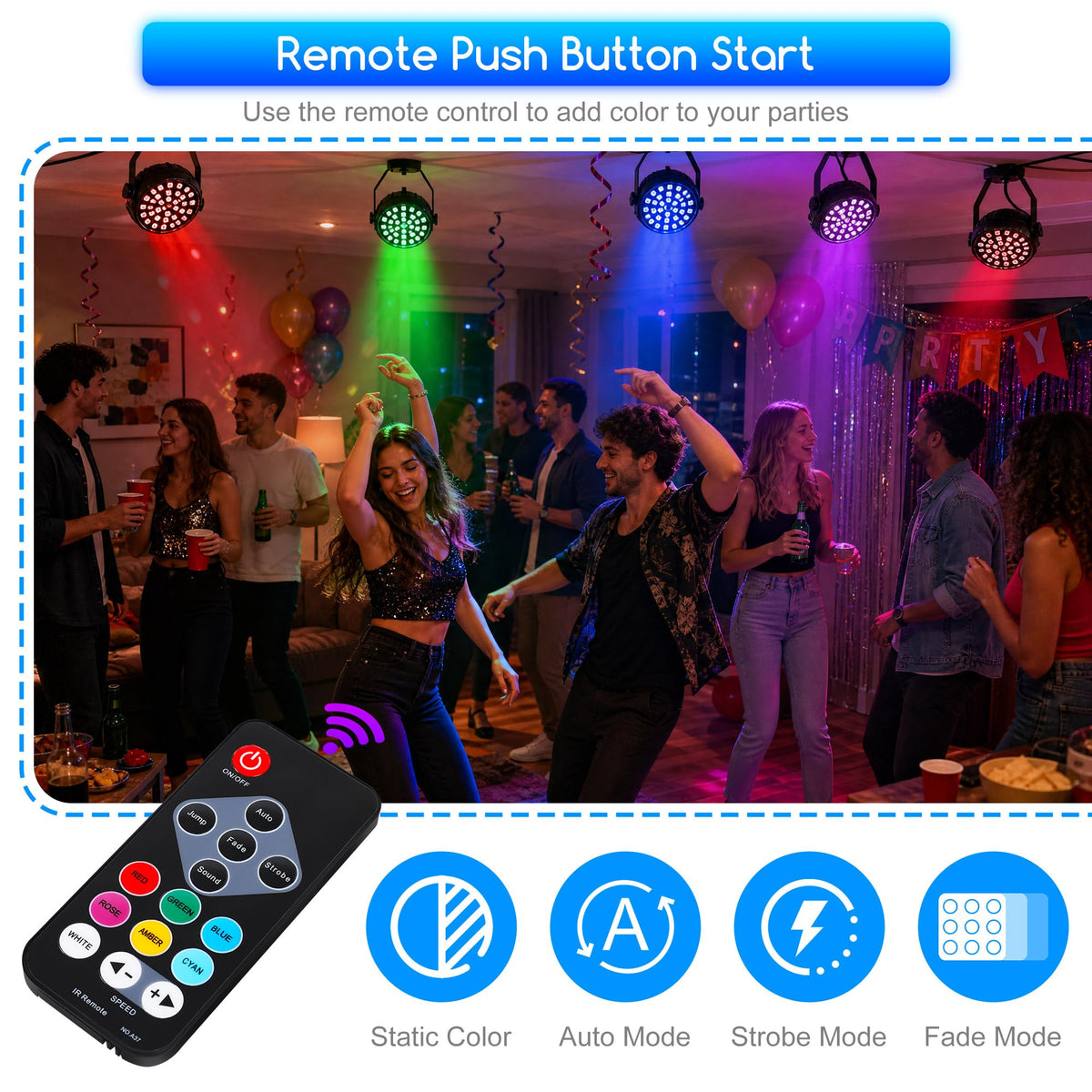 ClypsoReign Strobe Lights Halloween, Mini Strobe Light for Parties 2Pack