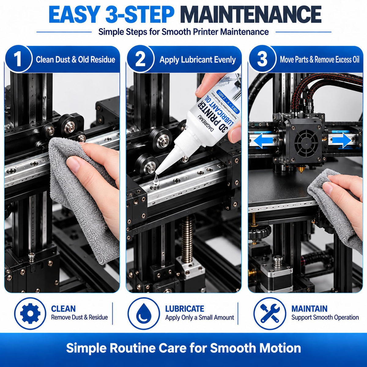 3D Printer Lubricating Oil 150ml Synthetic Bearing Lubricant