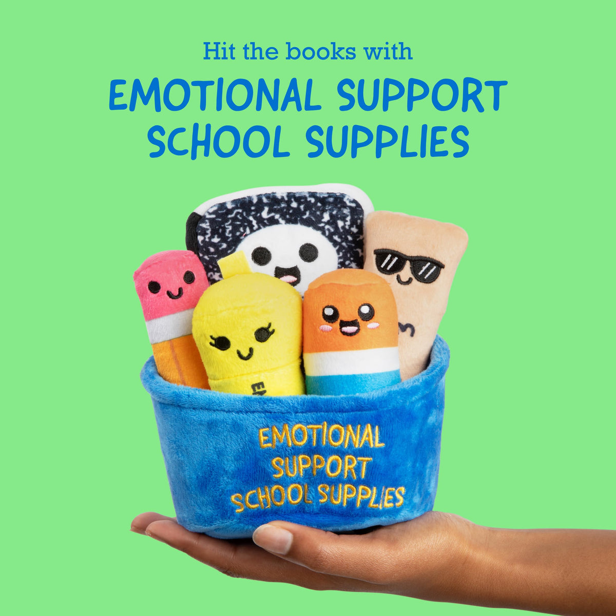 Emotional Support School Supplies Plush, Cute Toys by Relatable