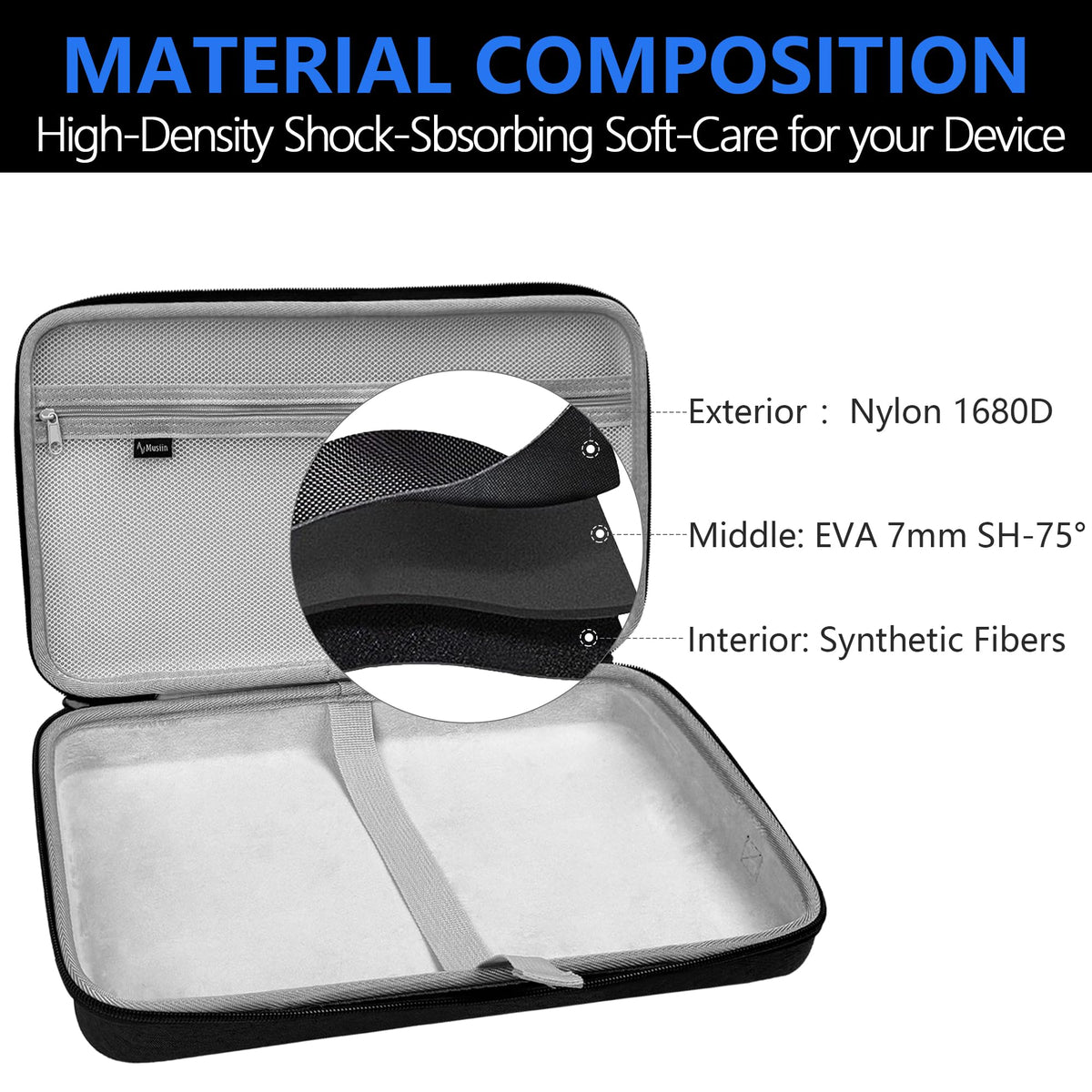 Musiin DJ Controller Case Compatible with Hercules DJControl Mix Ultra