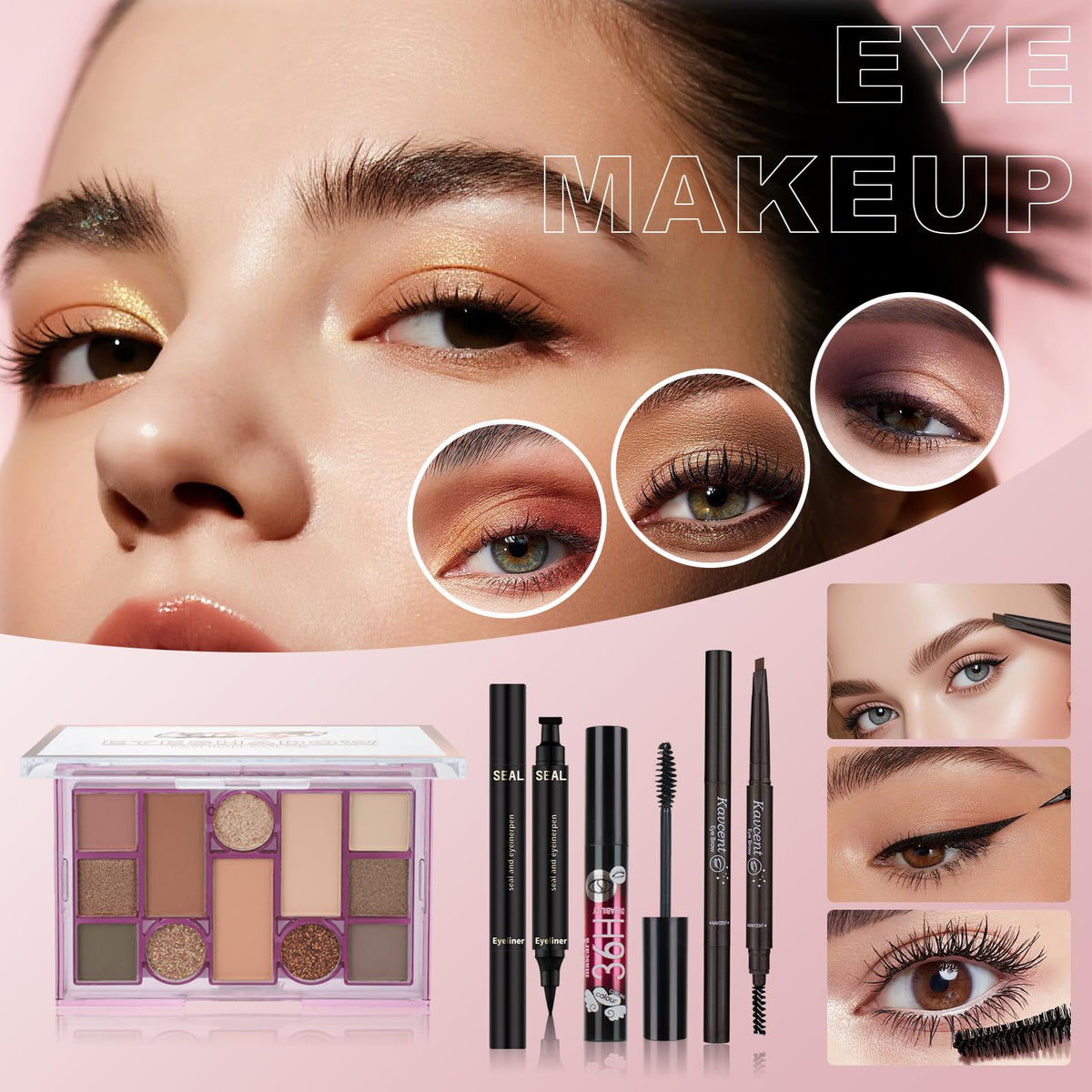 Makeup Kit for Women full Kit Makeup Set for Teens Makeup Kits for Teen Girls Teenagers Eyeshadow Palette Makeup Gift Set for Teens Women