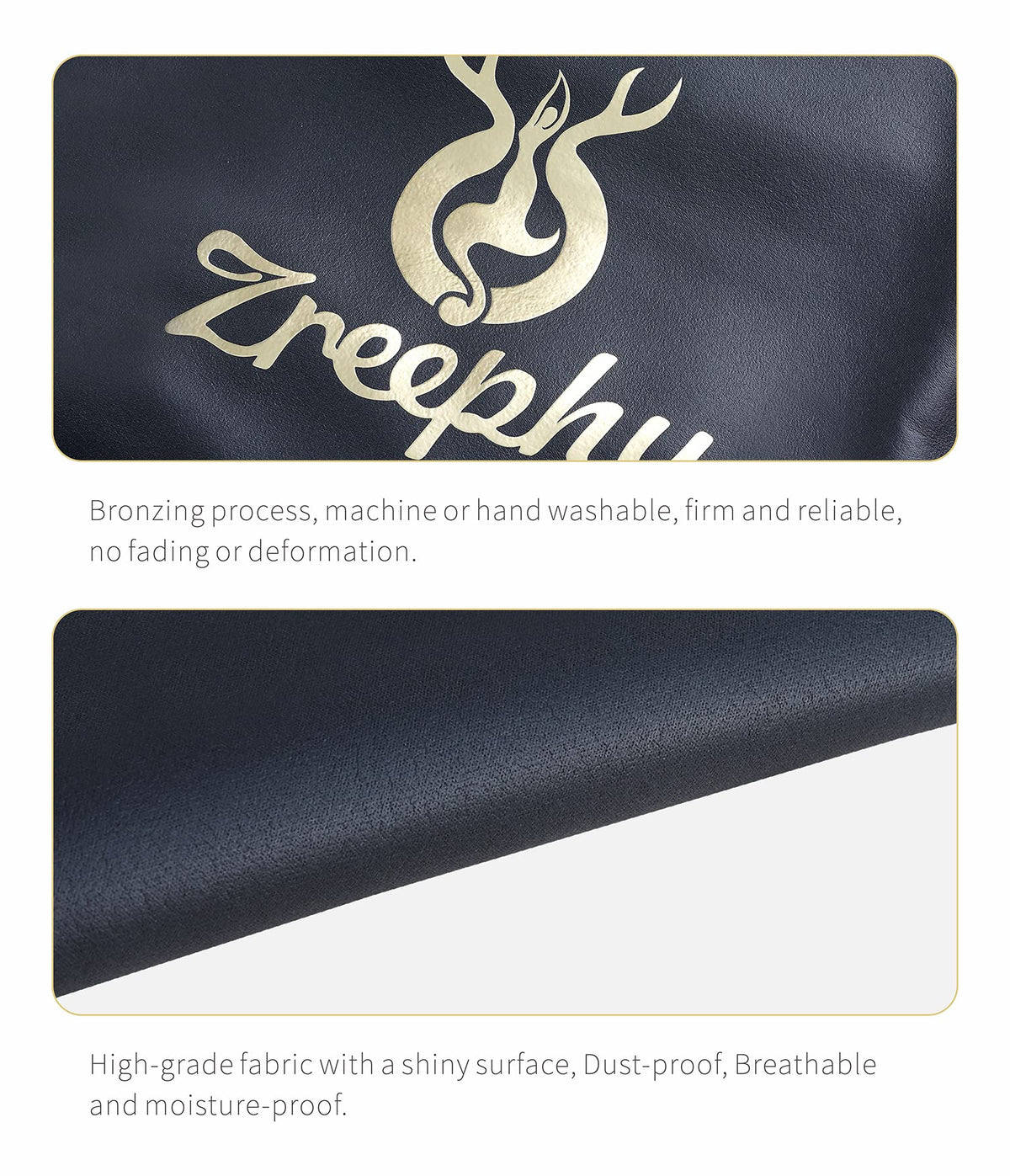 Zreephy Piano Keyboard Dust Cover with Music Stand Opening of Zipper Design, Dust Proof Cover Compatible for Yamaha DGX670 88-Key Digital Piano Keyboard KBP Series Keyboards