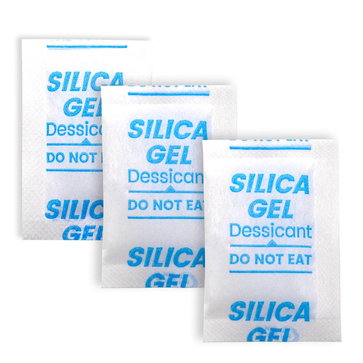 100PCS 5g Silica Gel Packets, Moisture Absorbers Desiccant Packs for Storage, Clothes, Shoes, Electronics, 3D Printer Filament, Jewelry, Spices, Safes, Tools
