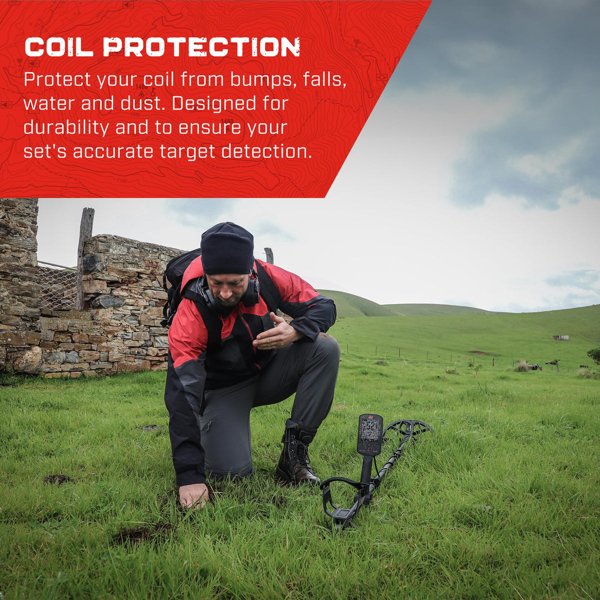 MINELAB 11" Skidplate Coil Cover Accessory for The M11 DD MANTICORE Metal Detector