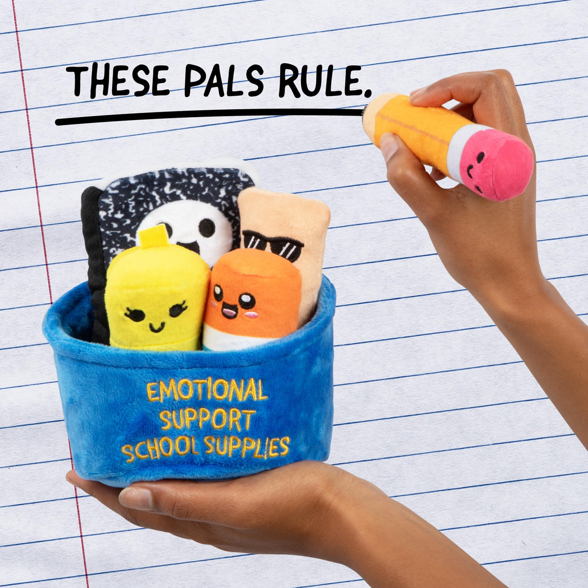 Emotional Support School Supplies Plush, Cute Toys by Relatable
