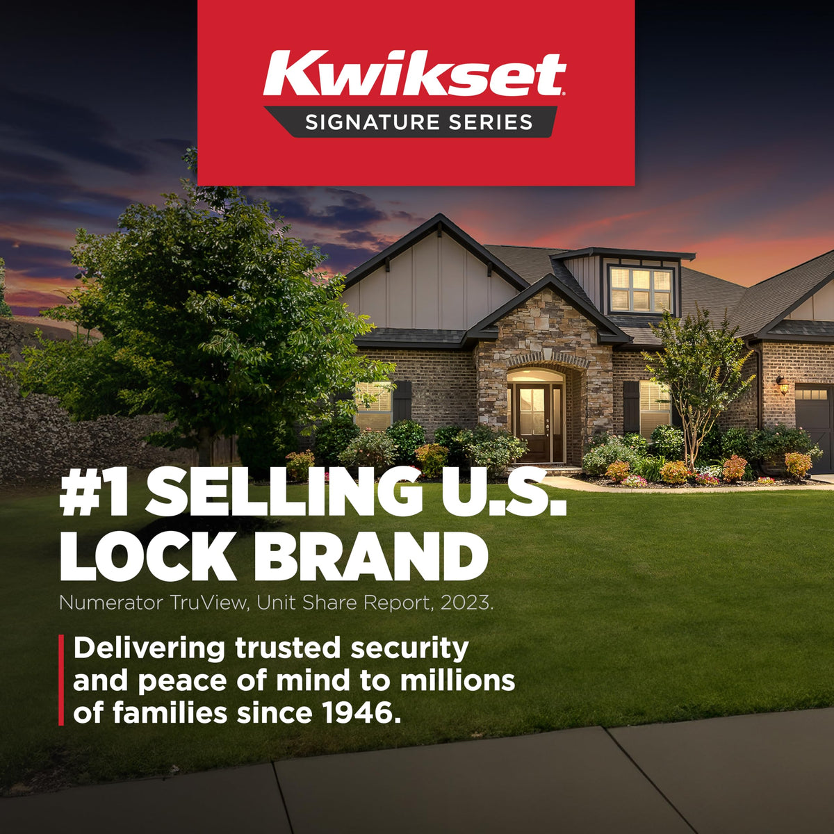 Kwikset Downtown Single Cylinder Deadbolt Lock with SmartKey, Matte Black
