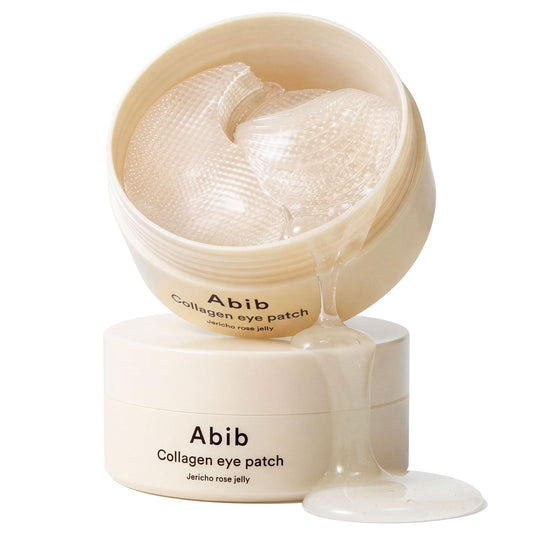 Abib Vegan Collagen Eye Patches for Wrinkles & Fine Line with Jericho Rose Jelly & Peptides, 60 Count, Korean Skin Care - thewildfolk Abib Vegan Collagen Eye Patches for Wrinkles & Fine Line with Jericho Rose Jelly & Peptides, 60 Count, Korean Skin Care