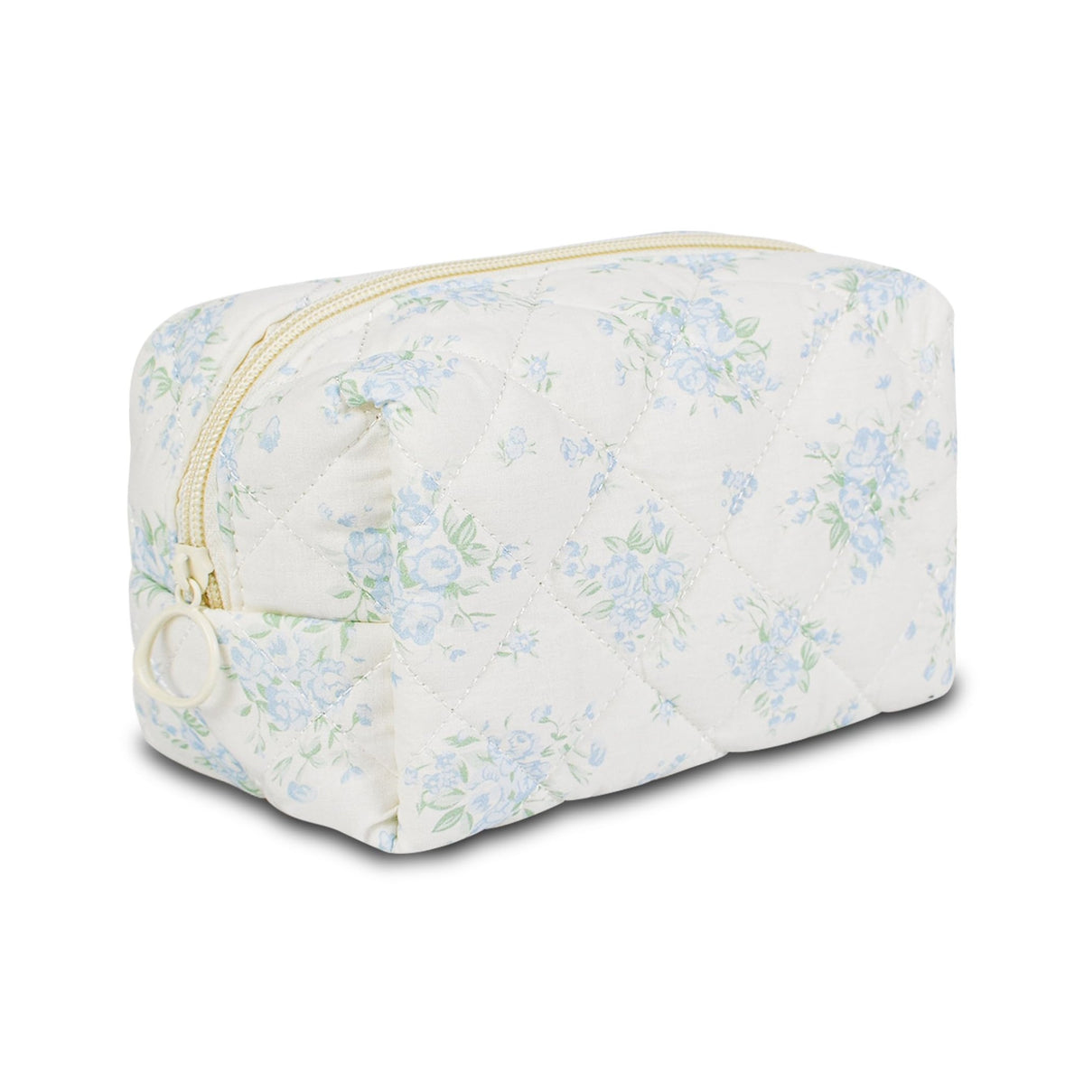 AMZMA Quilted Makeup Pouch,Cotton Puffy Makeup Bag, Coquette Cosmetic Bag for Women and Girls, Aesthetic Organizer Bag, Cute Flower Travel Toiletry Bag - thewildfolk AMZMA Quilted Makeup Pouch,Cotton Puffy Makeup Bag, Coquette Cosmetic Bag for Women and Girls, Aesthetic Organizer Bag, Cute Flower Travel Toiletry Bag
