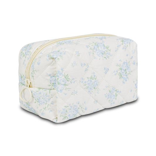 AMZMA Quilted Makeup Pouch,Cotton Puffy Makeup Bag, Coquette Cosmetic Bag for Women and Girls, Aesthetic Organizer Bag, Cute Flower Travel Toiletry Bag - thewildfolk AMZMA Quilted Makeup Pouch,Cotton Puffy Makeup Bag, Coquette Cosmetic Bag for Women and Girls, Aesthetic Organizer Bag, Cute Flower Travel Toiletry Bag