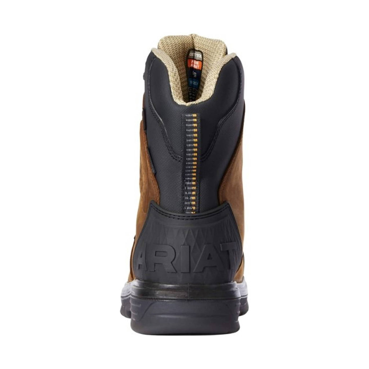 Ariat Men's Turbo Outlaw 8 Inch CSA Waterproof 400G Insulated Carbon Safety Toe Work Boot - Dark Brown