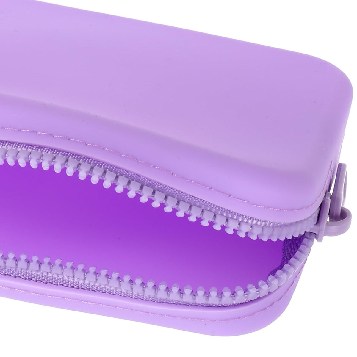 ARTIBETTER Silicone Makeup Bag Zippered Small Portable Waterproof Cosmetic Pouch Travel Organizer Purple Storage Case for Toiletries and Accessories - thewildfolk ARTIBETTER Silicone Makeup Bag Zippered Small Portable Waterproof Cosmetic Pouch Travel Organizer Purple Storage Case for Toiletries and Accessories