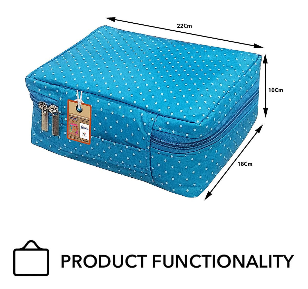 atorakushon Travel Makeup Train Case Cosmetic Organizer Portable Artist Storage Bag Zipper Pouch with Adjustable Divider for Women Girls Gifts Water-Resistant Daily Storage Organzier (Sky Blue) - thewildfolk atorakushon Travel Makeup Train Case Cosmetic Organizer Portable Artist Storage Bag Zipper Pouch with Adjustable Divider for Women Girls Gifts Water-Resistant Daily Storage Organzier (Sky Blue)