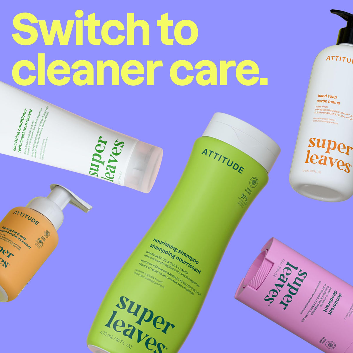 ATTITUDE Liquid Hand Soap, EWG Verified, Plant and Mineral-Based, Vegan Personal Care Products, Orange Blossom & Eucalyptus Scent, Bulk Refill Format, 135.26 Fl Oz - thewildfolk ATTITUDE Liquid Hand Soap, EWG Verified, Plant and Mineral-Based, Vegan Personal Care Products, Orange Blossom & Eucalyptus Scent, Bulk Refill Format, 135.26 Fl Oz
