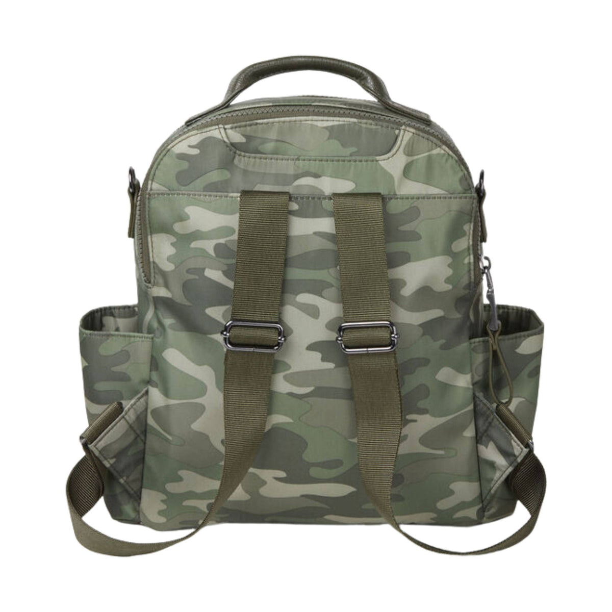 Baggallini Houston Convertible Backpack Tote Bag - Green Camo - ONLINE STORE CREDIT/EXCHANGE ONLY