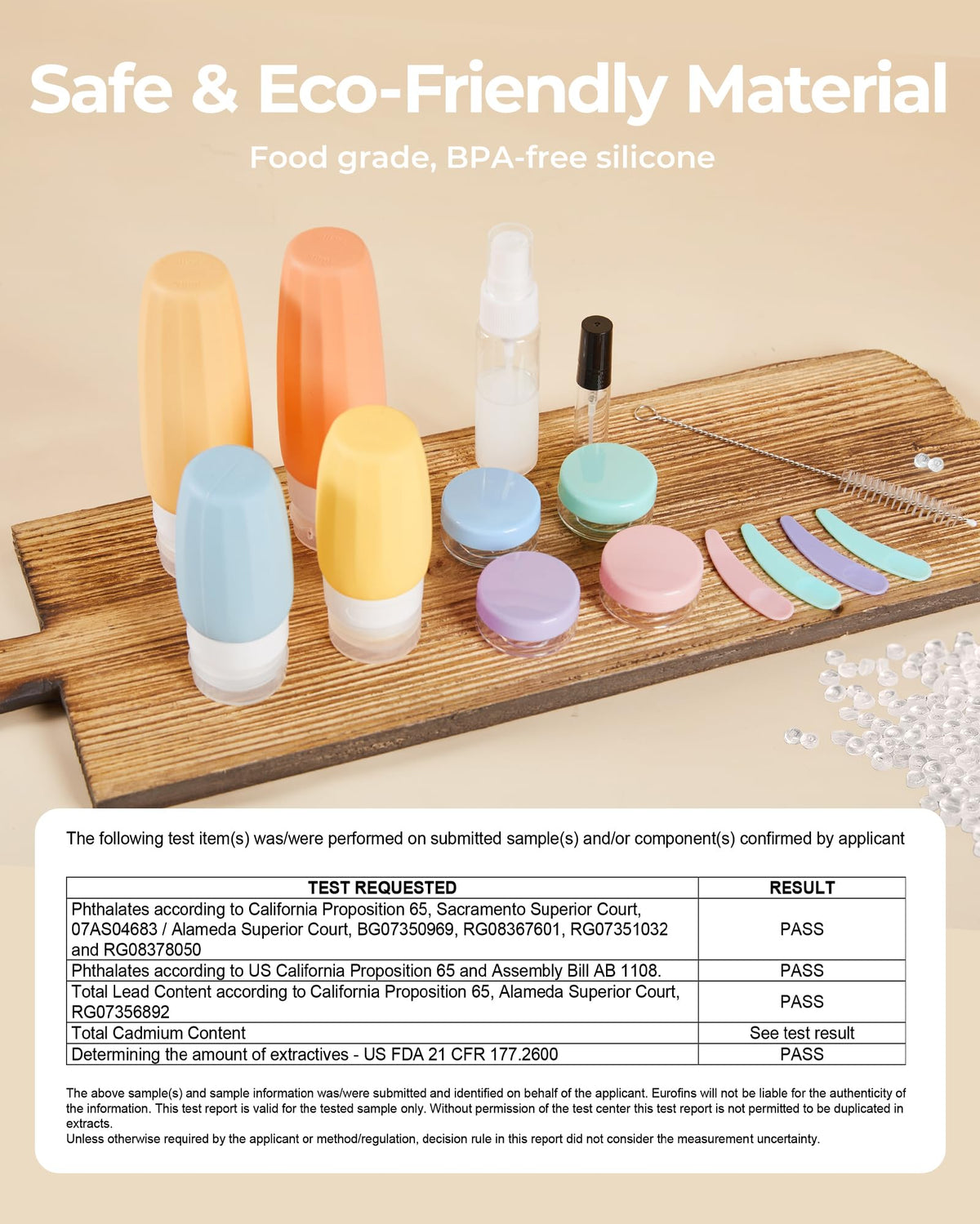 BAGSMART 18 Pack TSA Approved Travel Bottles for Toiletries, Leak Proof Silicone Travel Size Containers Bottles for Shampoo, Purple - thewildfolk BAGSMART 18 Pack TSA Approved Travel Bottles for Toiletries, Leak Proof Silicone Travel Size Containers Bottles for Shampoo, Purple
