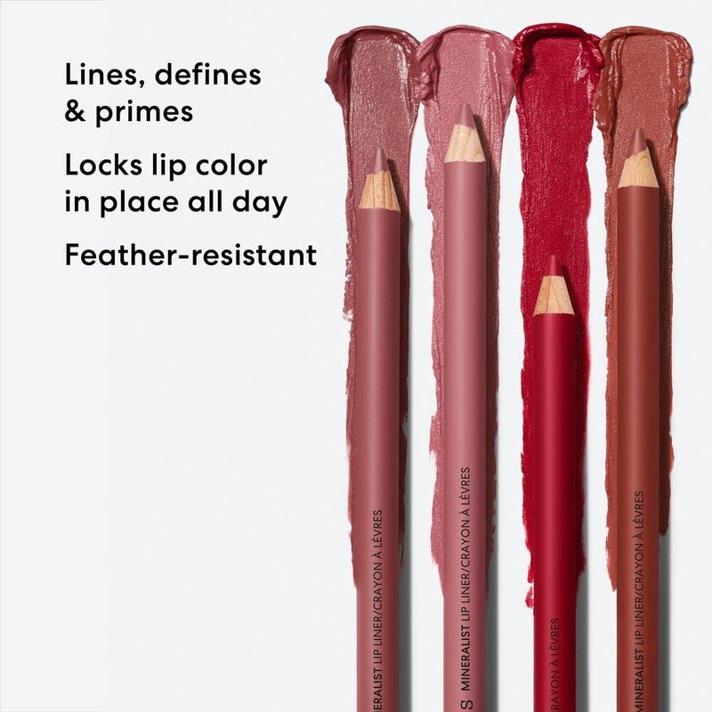 bareMinerals Mineralist Lasting Lip Liner, Creamy Pigmented Lip Pencil Liner, Natural Ingredients, All-Day Wear, Vegan - thewildfolk bareMinerals Mineralist Lasting Lip Liner, Creamy Pigmented Lip Pencil Liner, Natural Ingredients, All-Day Wear, Vegan