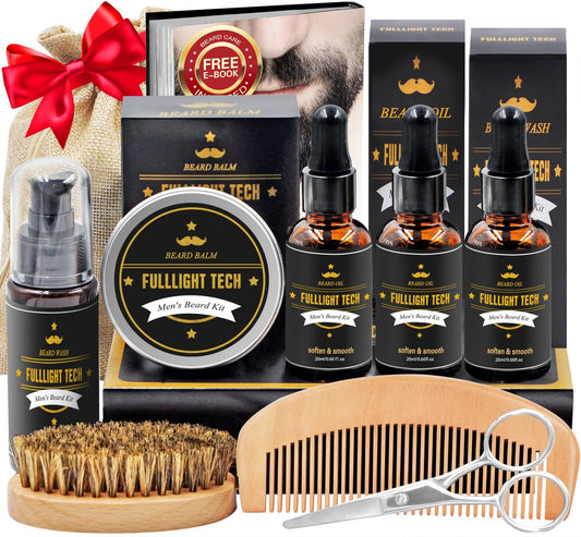 Beard Kit Gifts for Men, 3 Natural Beard Oil, Gently Soothes Itch & Dryness - thewildfolk Beard Kit Gifts for Men, 3 Natural Beard Oil, Gently Soothes Itch & Dryness