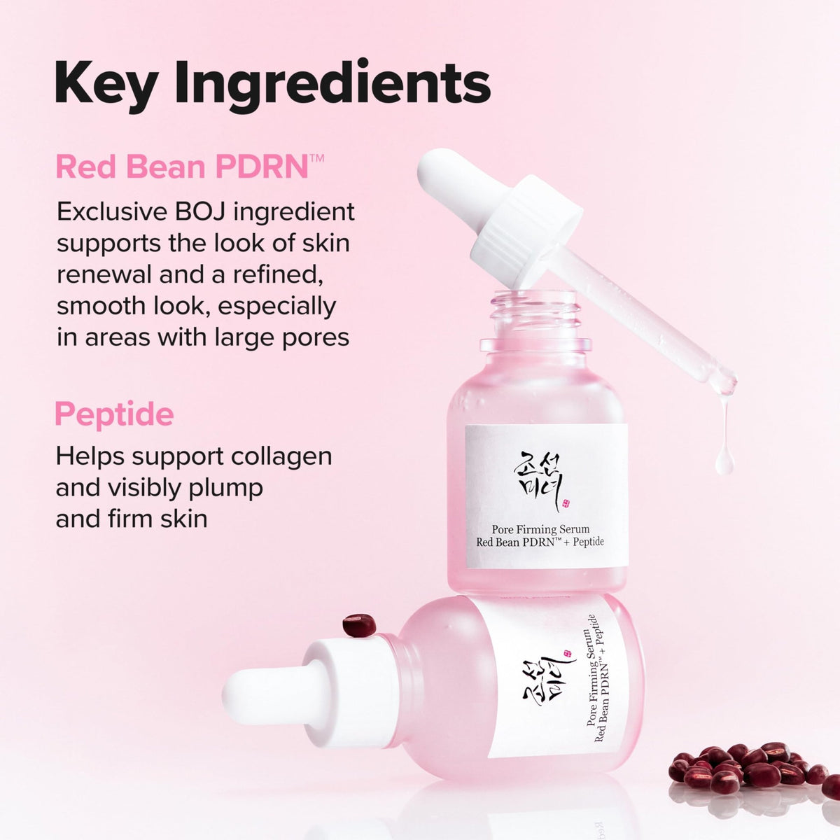 Beauty of Joseon Pore Firming Serum Red Bean PDRN™ + Peptide | Daily Korean Skincare for Large Pores, Refining, Smoothing, and Plumping 30ml, 1.fl.oz - thewildfolk Beauty of Joseon Pore Firming Serum Red Bean PDRN™ + Peptide | Daily Korean Skincare for Large Pores, Refining, Smoothing, and Plumping 30ml, 1.fl.oz