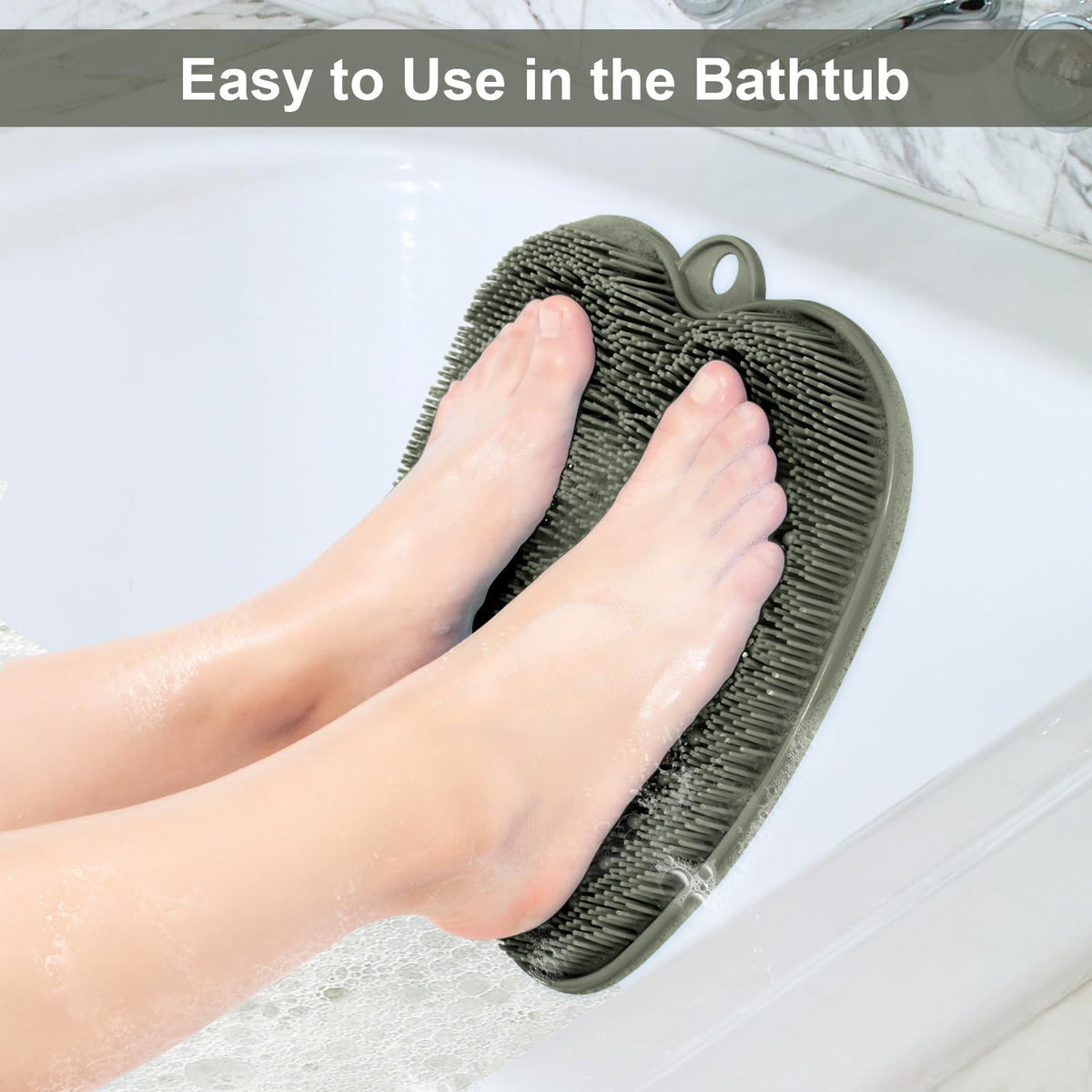 BESKAR Shower Foot Scrubber Mat with Non-Slip Suction Cups, Foot Spa Brush for Cleaning & Exfoliating Your Feet No Bend, Foot Points Reflexology Mat for Relax Your Feet - thewildfolk BESKAR Shower Foot Scrubber Mat with Non-Slip Suction Cups, Foot Spa Brush for Cleaning & Exfoliating Your Feet No Bend, Foot Points Reflexology Mat for Relax Your Feet