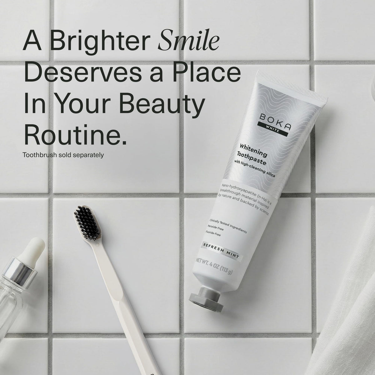 Boka Toothpaste - Fluoride Free Toothpaste, Nano Hydroxyapatite Toothpaste - thewildfolk Boka Toothpaste - Fluoride Free Toothpaste, Nano Hydroxyapatite Toothpaste