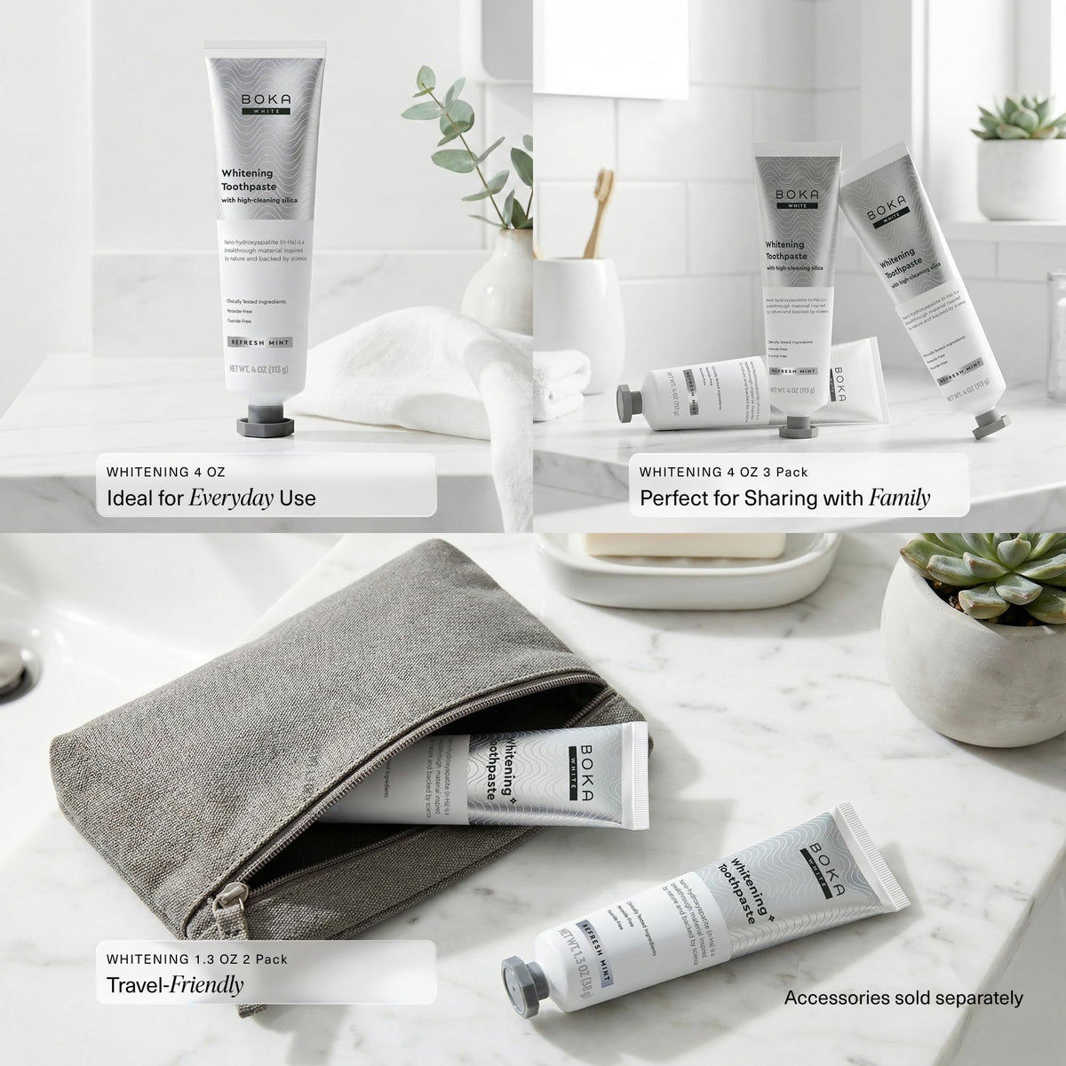 Boka Toothpaste - Fluoride Free Toothpaste, Nano Hydroxyapatite Toothpaste - thewildfolk Boka Toothpaste - Fluoride Free Toothpaste, Nano Hydroxyapatite Toothpaste
