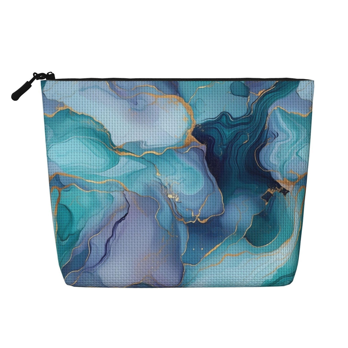 Braytow Blue Marble Classic Print Cosmetic Bags, Waterproof Makeup Storage Pouch for Women Holiday Gifts, 9.45 x 6.7 Inches - thewildfolk Braytow Blue Marble Classic Print Cosmetic Bags, Waterproof Makeup Storage Pouch for Women Holiday Gifts, 9.45 x 6.7 Inches