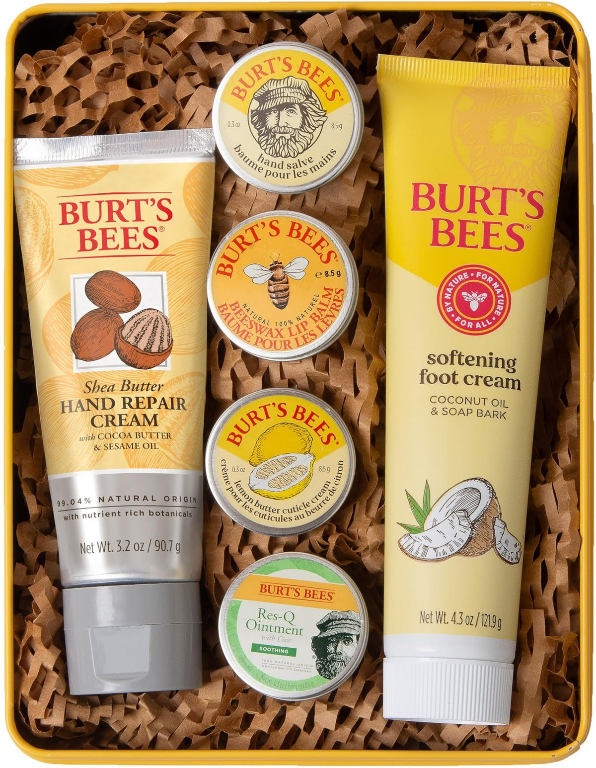 Burt's Bees Classics Gift Set, 6 Products in Giftable Tin - thewildfolk Burt's Bees Classics Gift Set, 6 Products in Giftable Tin