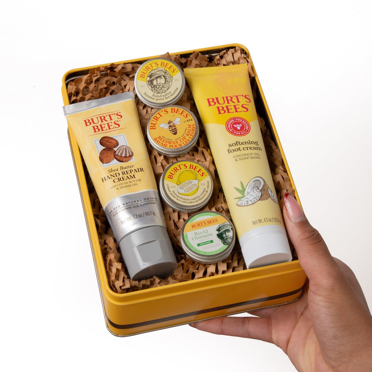 Burt's Bees Classics Gift Set, 6 Products in Giftable Tin - thewildfolk Burt's Bees Classics Gift Set, 6 Products in Giftable Tin