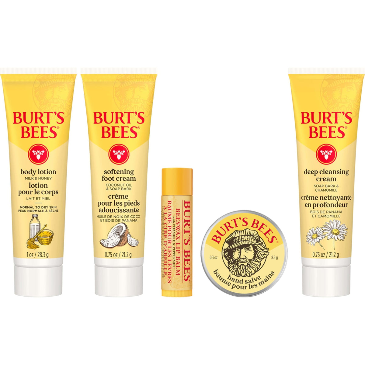 Burt's Bees Essentials Kit Gift Set, 5 Travel Size Products - thewildfolk Burt's Bees Essentials Kit Gift Set, 5 Travel Size Products
