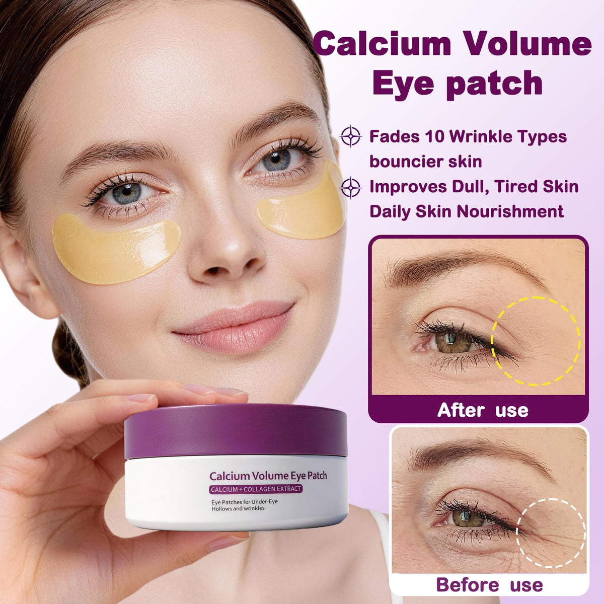 Calcium Daily Skincare Bundle with Calcium Volume Multi Balm Stick, Cream, Serum & Eye Patches for Hydrating, Firming,Smoothing,Collagen Boost & Pore Skin Care,Gift & Travel Essentials for Women Girl - thewildfolk Calcium Daily Skincare Bundle with Calcium Volume Multi Balm Stick, Cream, Serum & Eye Patches for Hydrating, Firming,Smoothing,Collagen Boost & Pore Skin Care,Gift & Travel Essentials for Women Girl
