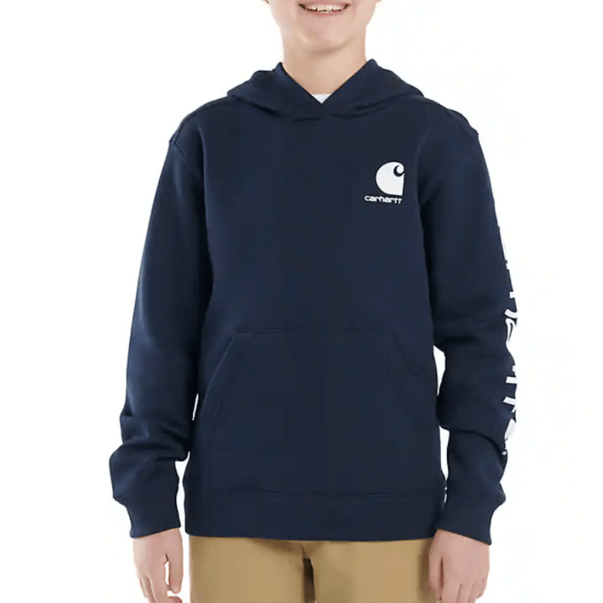 Carhartt Boys' Long Sleeve Graphic Sweatshirt - Navy 4-7