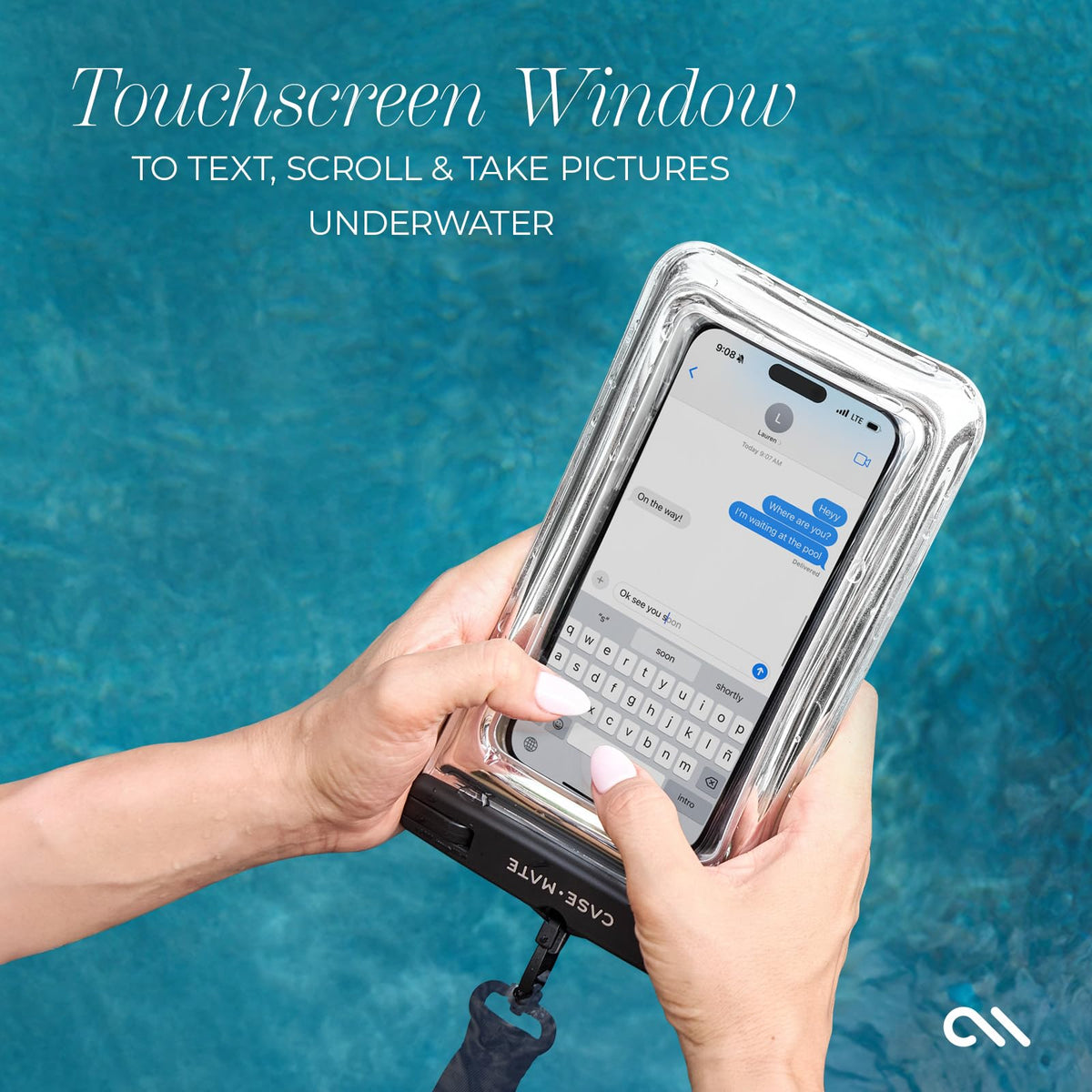 Case-Mate 2 Pack IP68 Waterproof Phone Pouch - Silver Chrome - thewildfolk Case-Mate 2 Pack IP68 Waterproof Phone Pouch - Silver Chrome