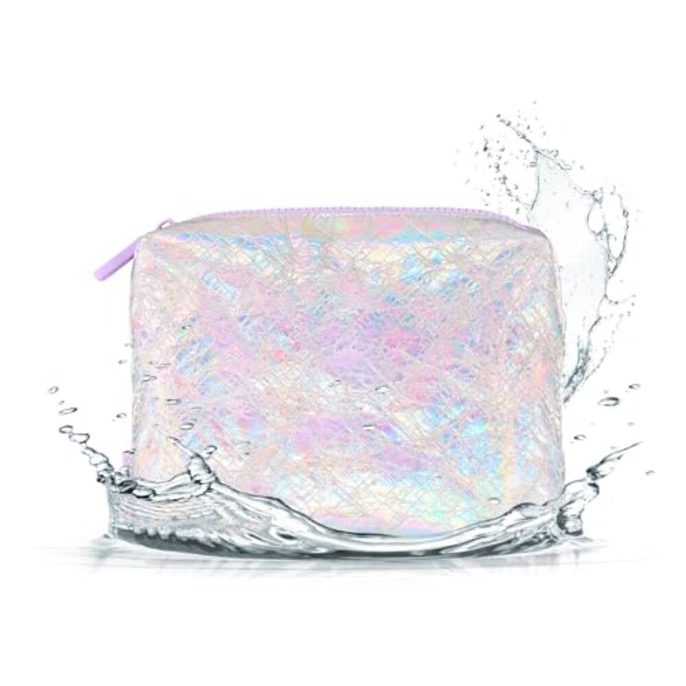 Case-Mate Soap Bubble Essential Crinkle Makeup Bag - Iridescent - thewildfolk Case-Mate Soap Bubble Essential Crinkle Makeup Bag - Iridescent