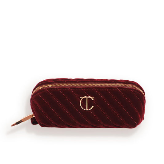 Charlotte Tilbury Travel Makeup Bag of My Dreams - Quilted Velvet - thewildfolk Charlotte Tilbury Travel Makeup Bag of My Dreams - Quilted Velvet