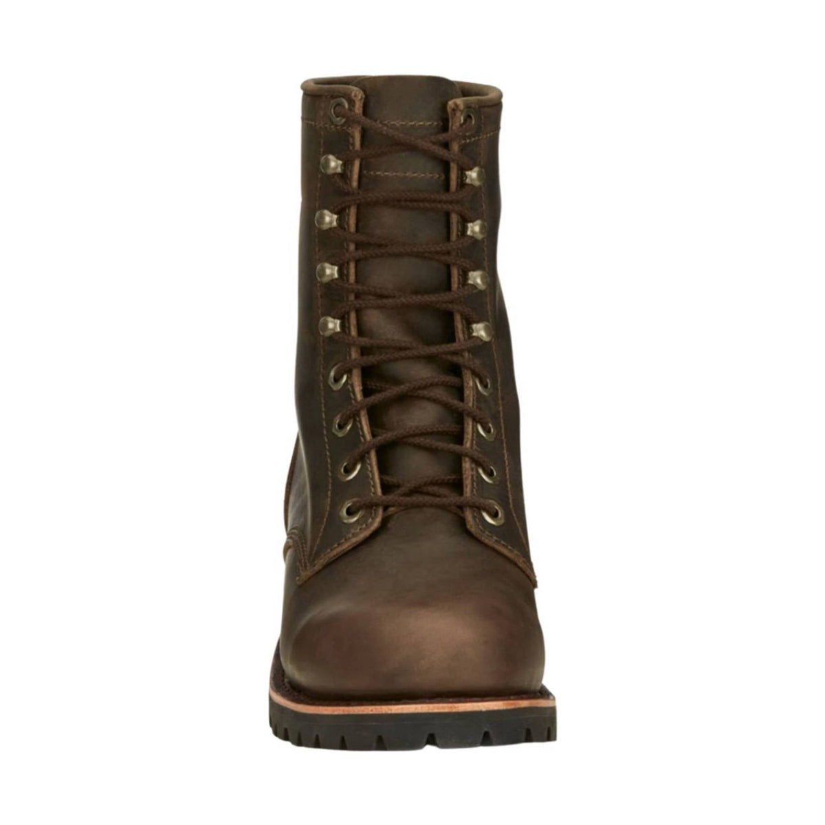Chippewa Men's Classic 8in Non Insulated Steel Toe Work Boots - Wood - ONLINE STORE CREDIT/EXCHANGE ONLY