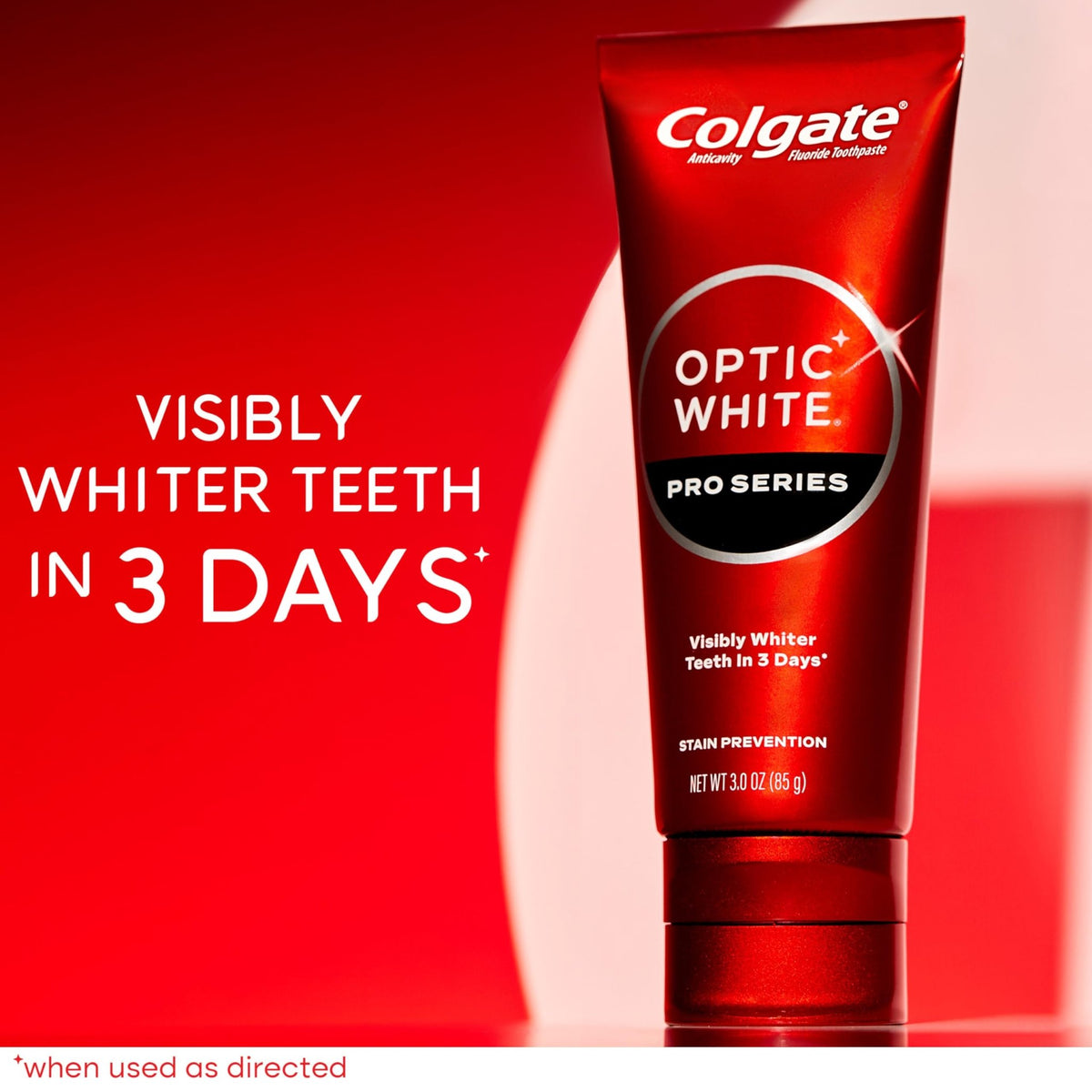Colgate Optic White Pro Series Stain Prevention Hydrogen Peroxide Toothpaste, Teeth Whitening Toothpaste, Effectively Removes Tea, Coffee, and Wine Stains, Enamel-Safe for Daily Use, 3 Pack, 3.0 oz - thewildfolk Colgate Optic White Pro Series Stain Prevention Hydrogen Peroxide Toothpaste, Teeth Whitening Toothpaste, Effectively Removes Tea, Coffee, and Wine Stains, Enamel-Safe for Daily Use, 3 Pack, 3.0 oz