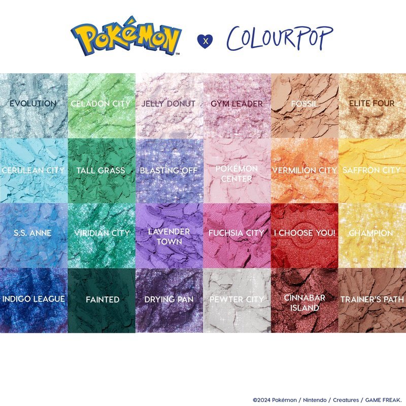 ColourPop Pokémon x ColourPop Pallet Town Eyeshadow Palette - thewildfolk ColourPop Pokémon x ColourPop Pallet Town Eyeshadow Palette