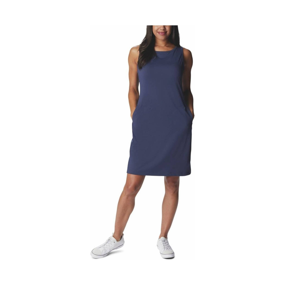 Columbia Women's Chill River Printed Dress - Nocturnal - ONLINE STORE CREDIT/EXCHANGE ONLY