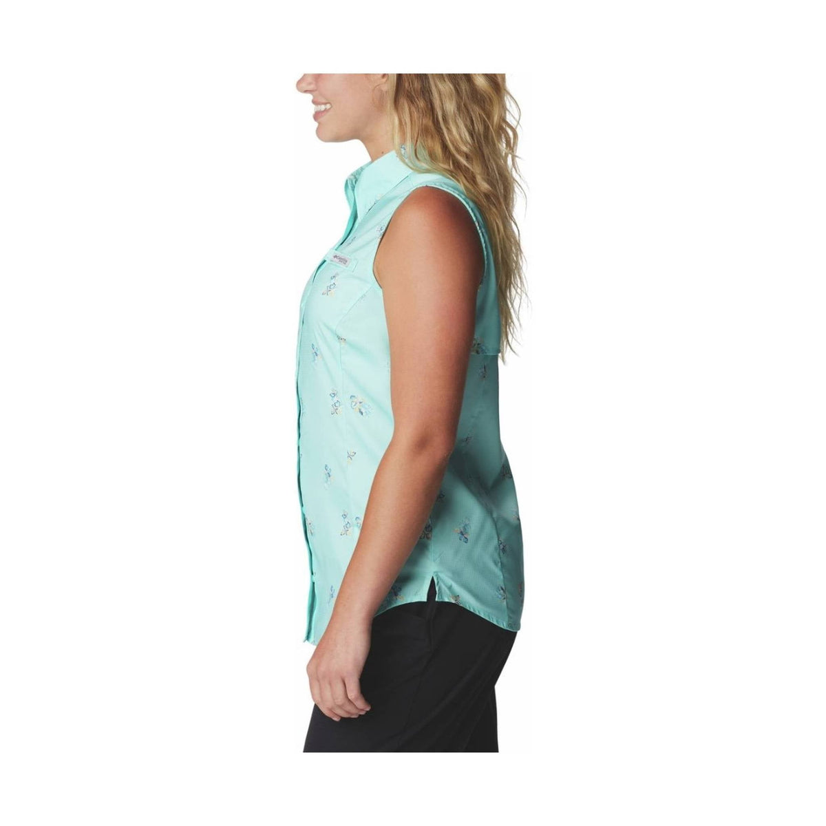 Columbia Women's Super Tamiami Sleeveless - Gulf Stream Bouquet Foray - ONLINE STORE CREDIT/EXCHANGE ONLY