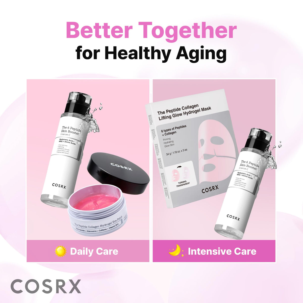 COSRX 6X Peptide Collagen Skin Booster Toner Serum for Dull Skin, 5.07 oz - thewildfolk COSRX 6X Peptide Collagen Skin Booster Toner Serum for Dull Skin, 5.07 oz