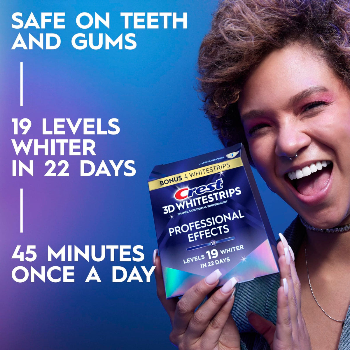 Crest Teeth Whitening Strips, Crest 3D Whitestrips Professional Effects, Enamel Safe Teeth Whitening Kit, 22 Treatments (44 Strips), Professional-Level Whitening, 19 Levels Whiter - thewildfolk Crest Teeth Whitening Strips, Crest 3D Whitestrips Professional Effects, Enamel Safe Teeth Whitening Kit, 22 Treatments (44 Strips), Professional-Level Whitening, 19 Levels Whiter
