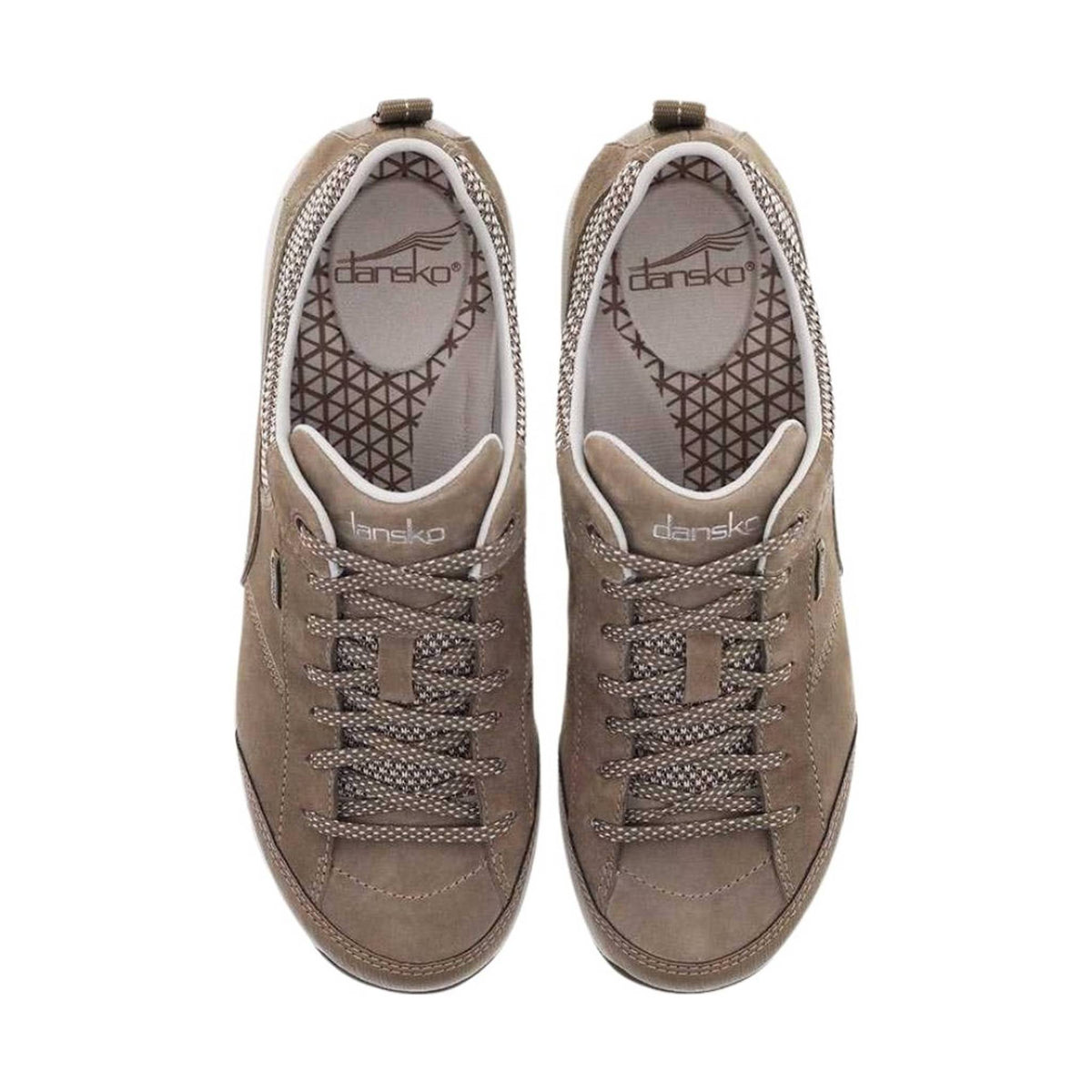 Dansko Women's Paisley Waterproof Sneaker- Walnut Suede