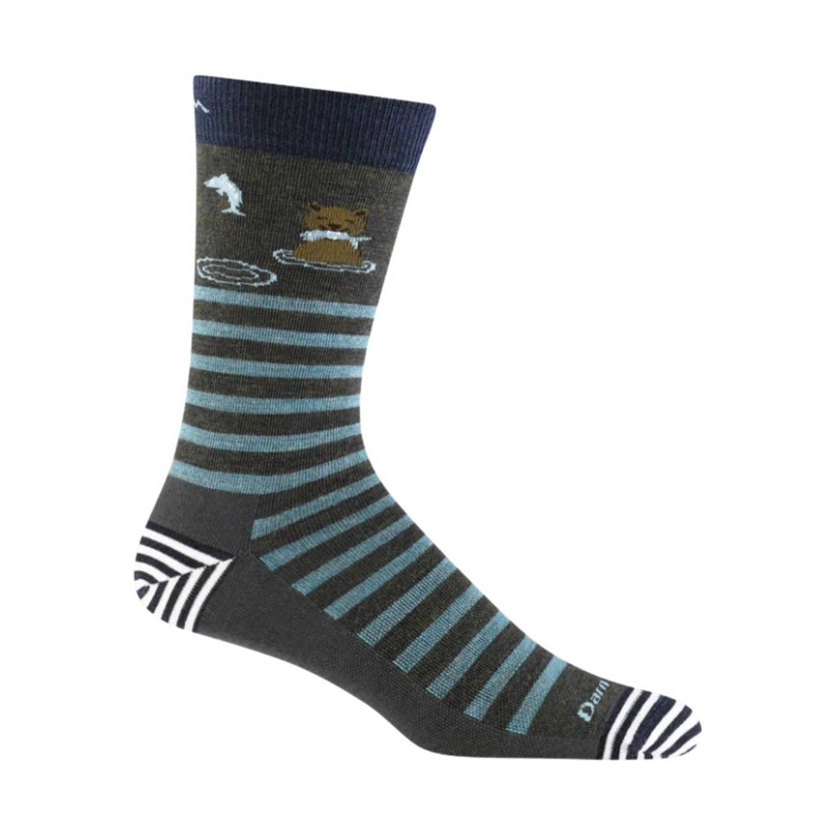 Darn Tough Vermont Men's Animal Haus Lightweight Lifestyle Sock - Forest