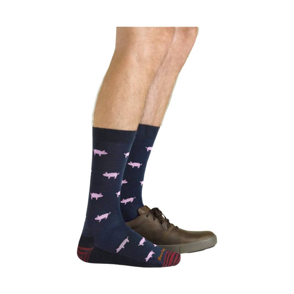 Darn Tough Vermont Men's Truffle Hog Lightweight Lifestyle Sock - Navy - ONLINE STORE CREDIT/EXCHANGE ONLY