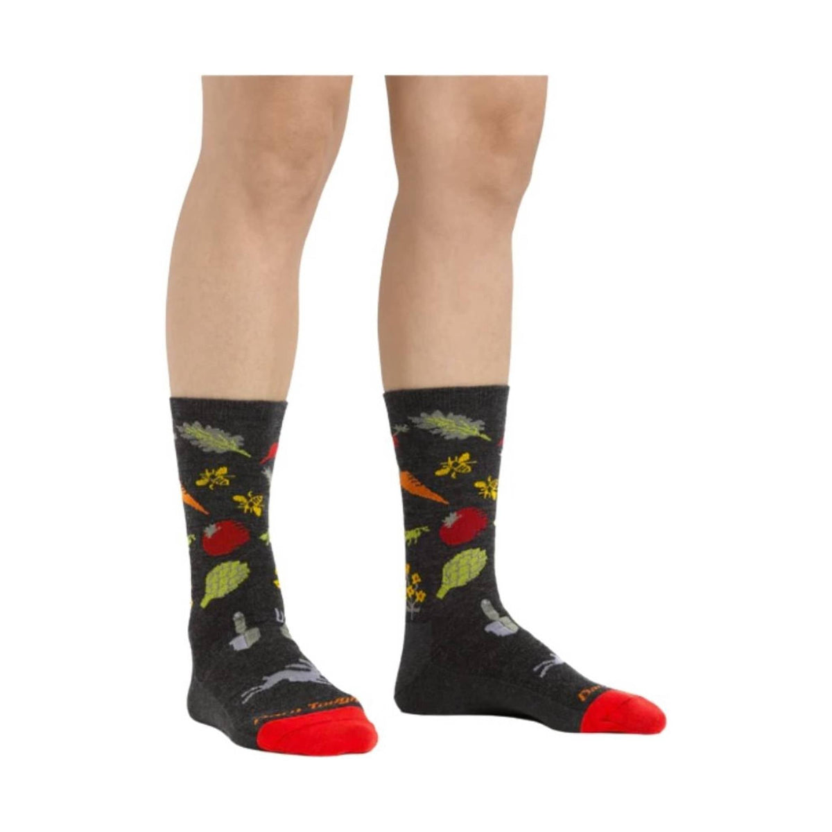 Darn Tough Vermont Women's Farmers Market Lightweight Lifestyle Crew - Charcoal