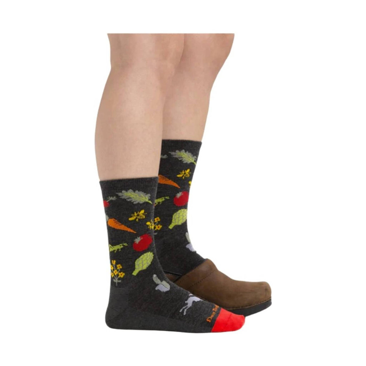 Darn Tough Vermont Women's Farmers Market Lightweight Lifestyle Crew - Charcoal