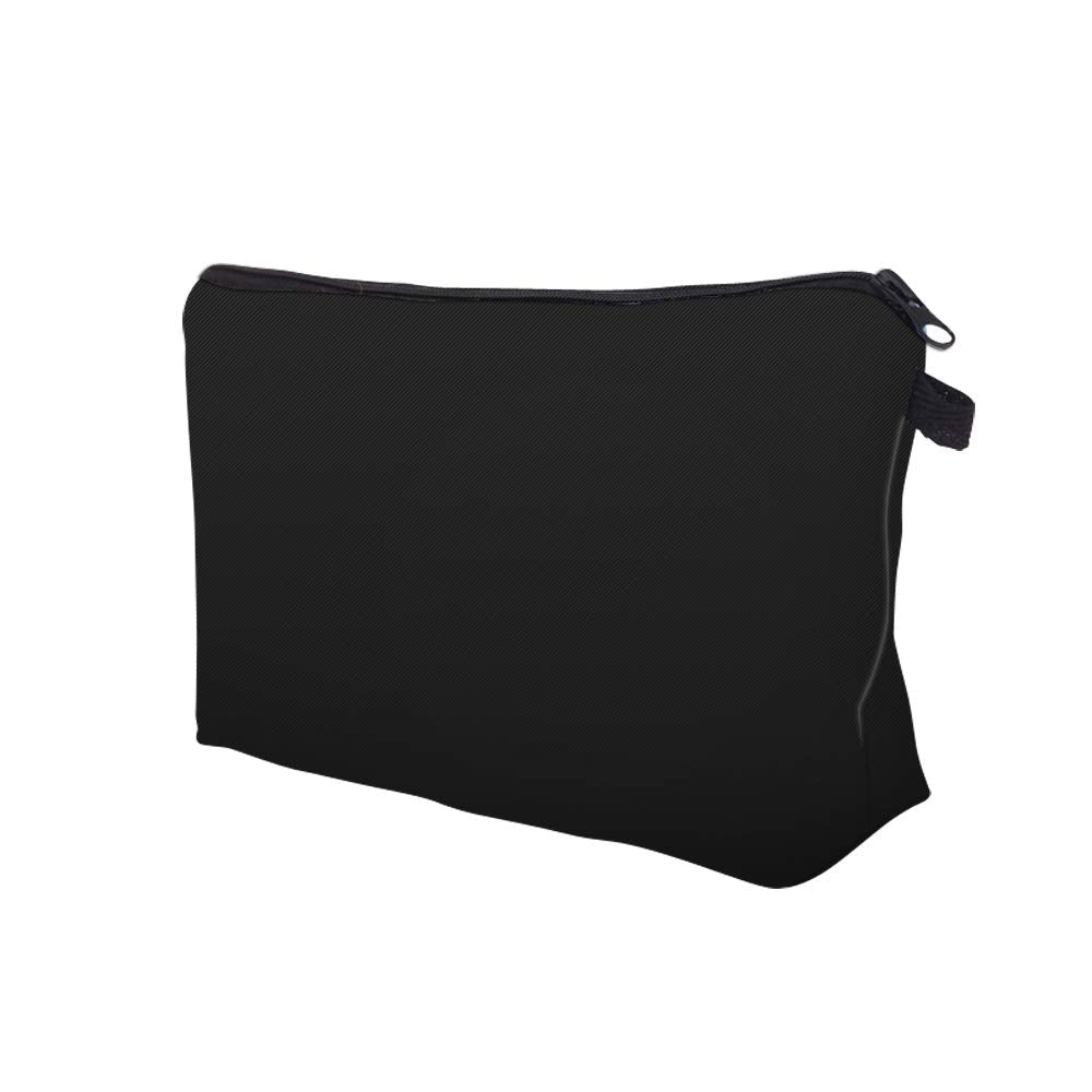 Deanfun Makeup Case Small, Cosmetic Zipper Bag Waterproof for Purse Mini, Women Cute Traveling Accessories Pouch for Ladies Thanksgiving Christmas Gifts(Solid Black D2-51705) 8.65" x 5.35" x 0.78" - thewildfolk Deanfun Makeup Case Small, Cosmetic Zipper Bag Waterproof for Purse Mini, Women Cute Traveling Accessories Pouch for Ladies Thanksgiving Christmas Gifts(Solid Black D2-51705) 8.65" x 5.35" x 0.78"