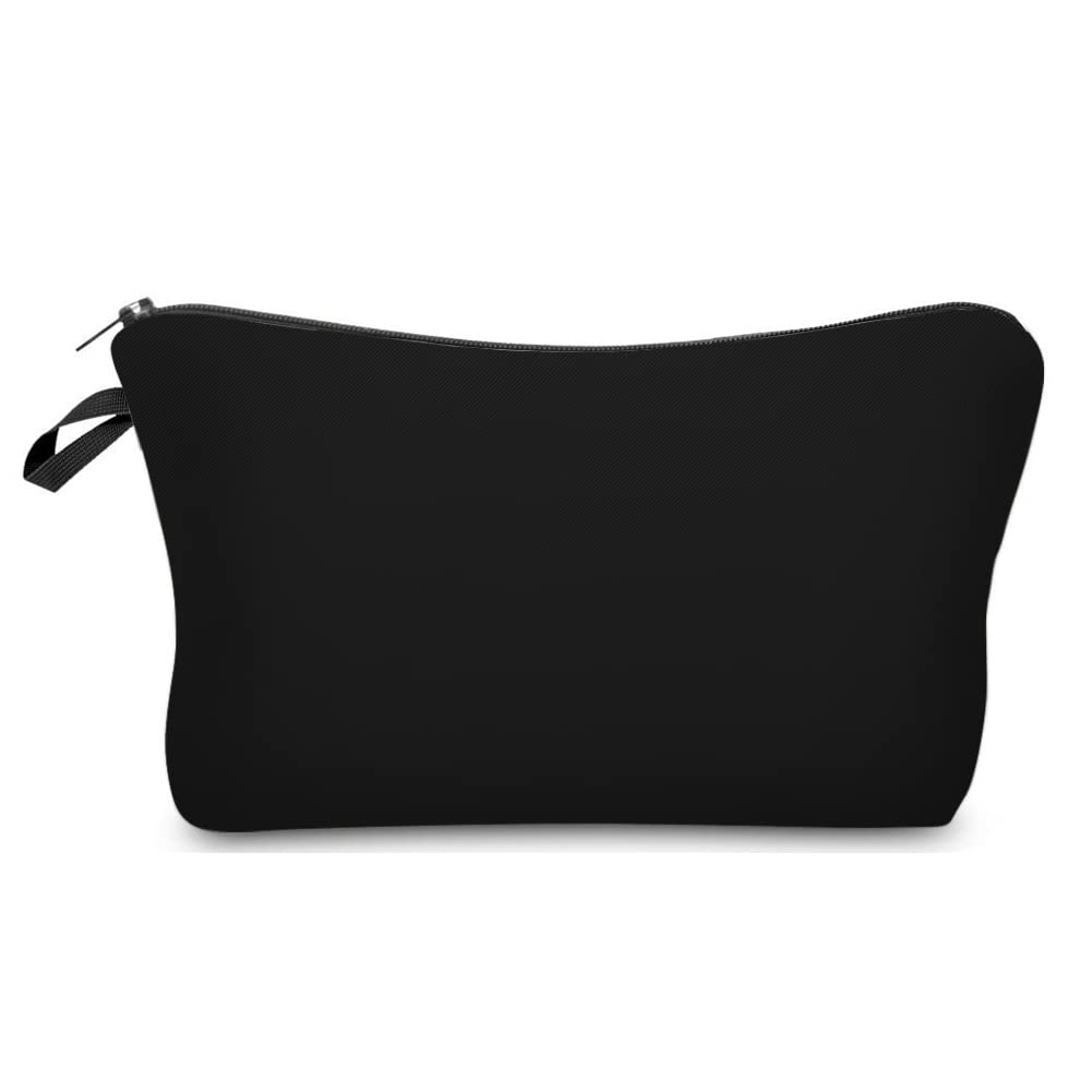 Deanfun Makeup Case Small, Cosmetic Zipper Bag Waterproof for Purse Mini, Women Cute Traveling Accessories Pouch for Ladies Thanksgiving Christmas Gifts(Solid Black D2-51705) 8.65" x 5.35" x 0.78" - thewildfolk Deanfun Makeup Case Small, Cosmetic Zipper Bag Waterproof for Purse Mini, Women Cute Traveling Accessories Pouch for Ladies Thanksgiving Christmas Gifts(Solid Black D2-51705) 8.65" x 5.35" x 0.78"
